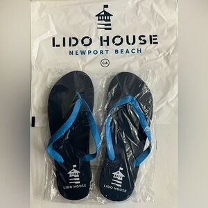 Navy Flip Flops from the Lido House, Newport Beach, Ca: sizes 10.5 and 11.5